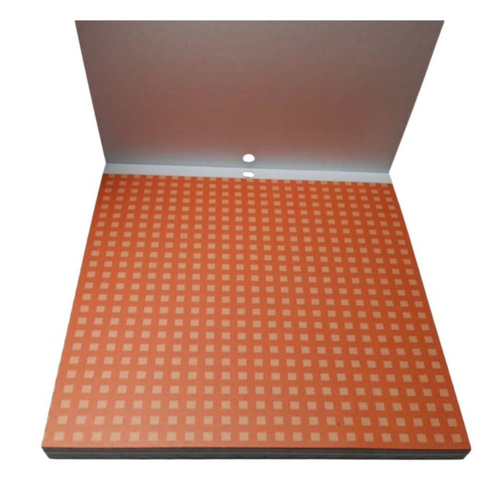 Halloween Print Cardstock 6"x6.5" Skulls Bats Orange and Black - Picture 3 of 10